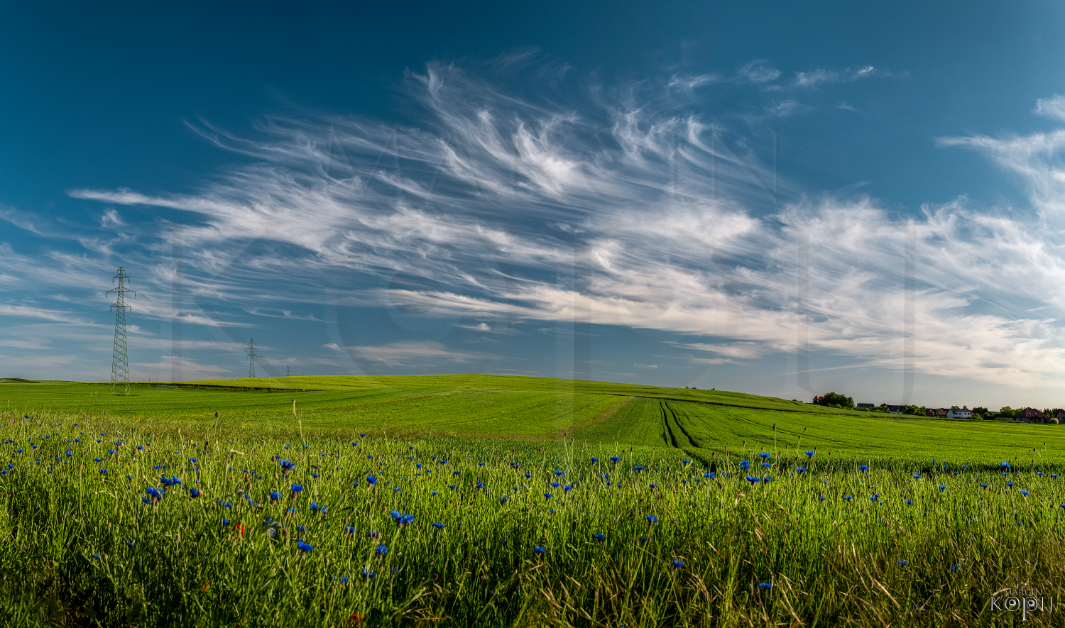 chmury cirrus polska głogów